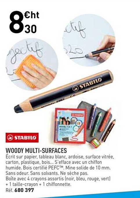 Woody Multi-surfaces Stabilo