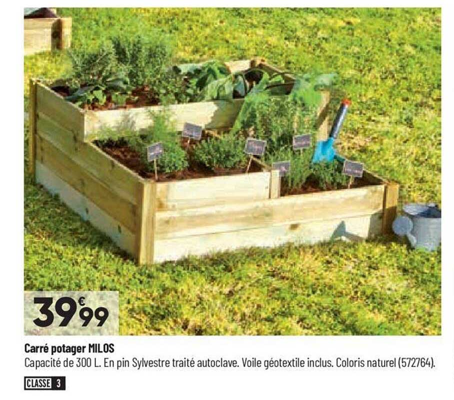 carré potager milos