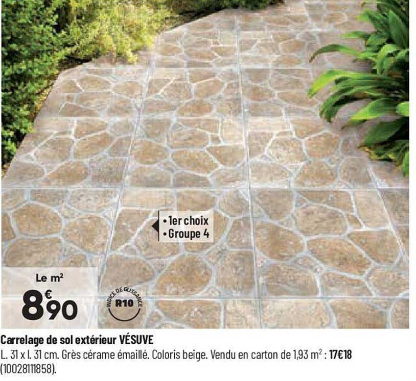 Carrelage De Sol Extérieur Vésuve