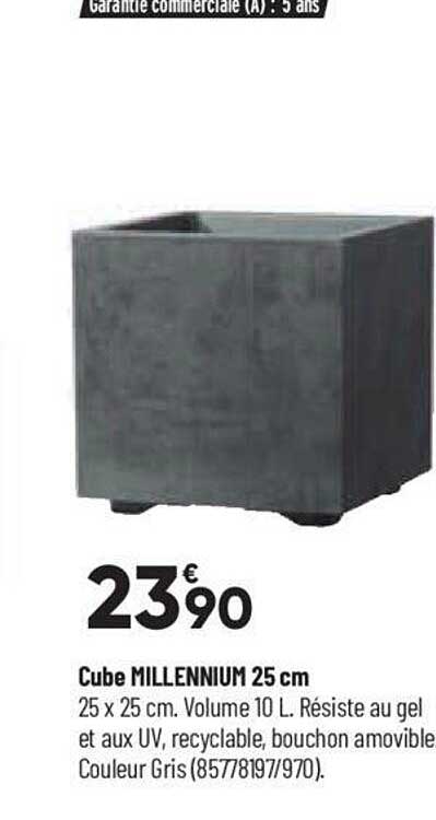 cube millennium 25 cm