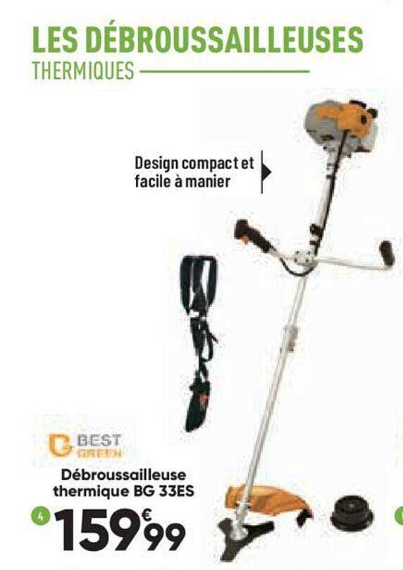 Débroussailleuse Thermique Bg 33es Best Green