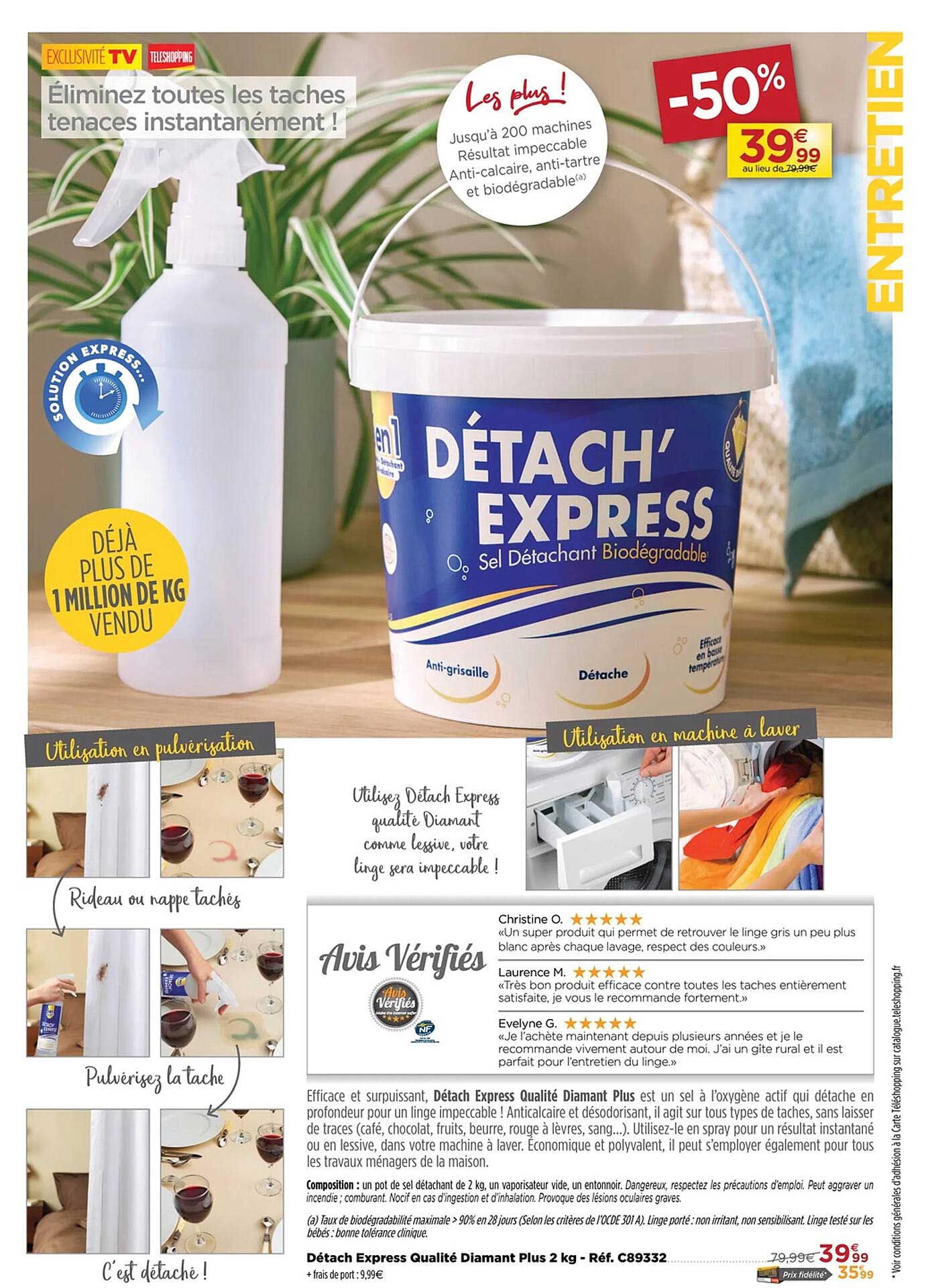 Détach' Express Qualité Diamant Plus