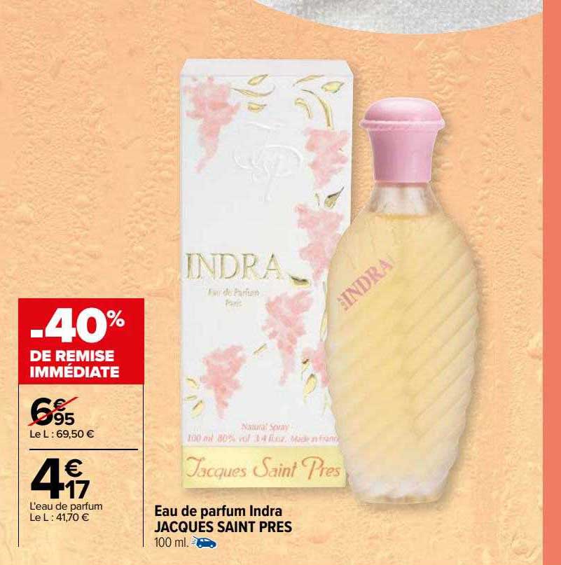 eau de parfum indra jacques saint pres