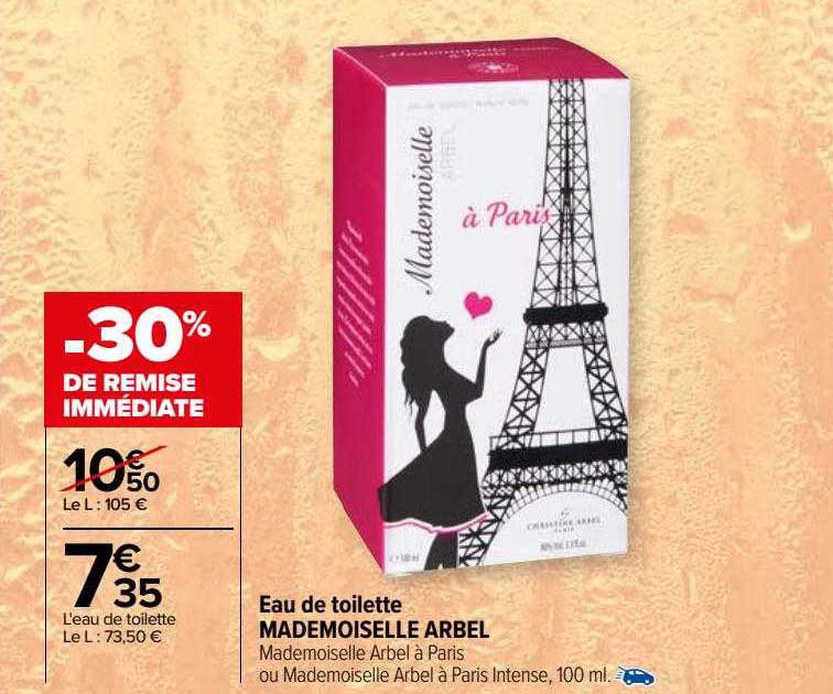 eau de toilette mademoiselle arbel