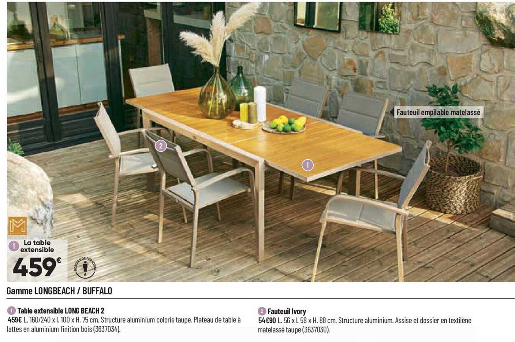 gamme extensible long beach 2