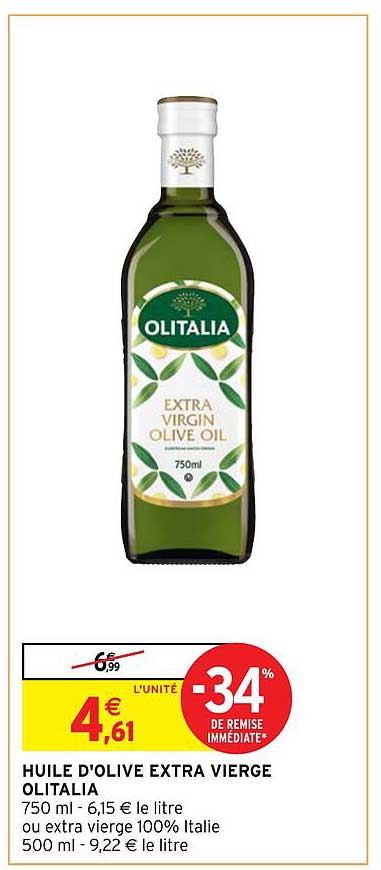 Huile D'olive Extra Vierge Olitalia