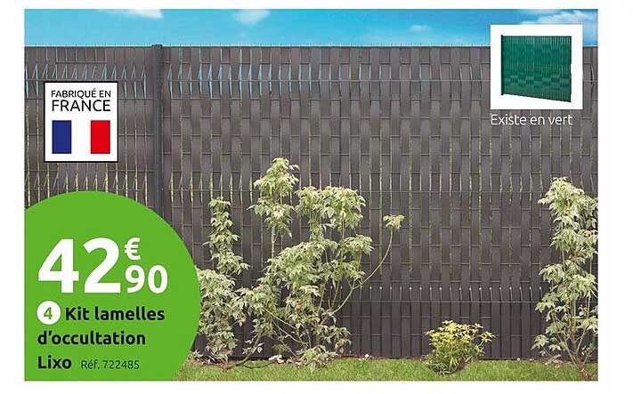 kit lamelles d'occultation lixo