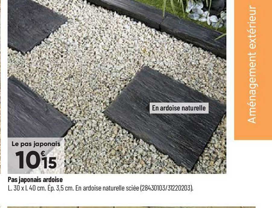 pas japonais ardoise