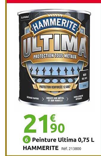 peinture ultima 0,75l hammerite