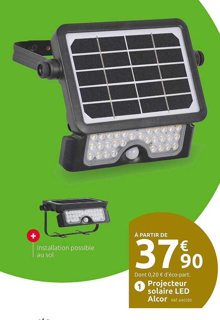 Projecteur Solaire Led Alcor