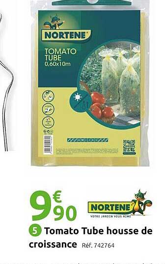tomato tube housse de croissance nortene