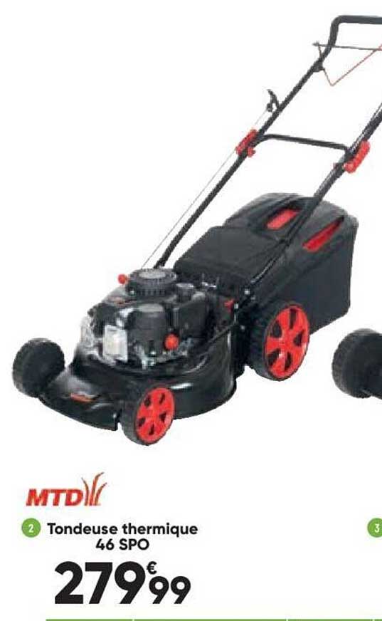 tondeuse thermique 46 spo mtd