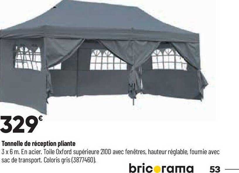 Tonnelle De Réception Pliante