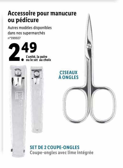 accessoire pour manucure ou pédicure