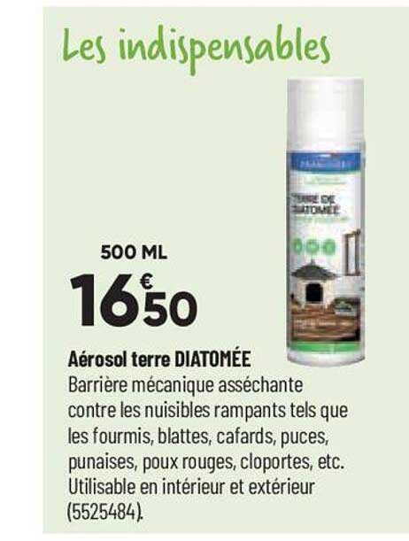 Aérosol Terre Diatomée