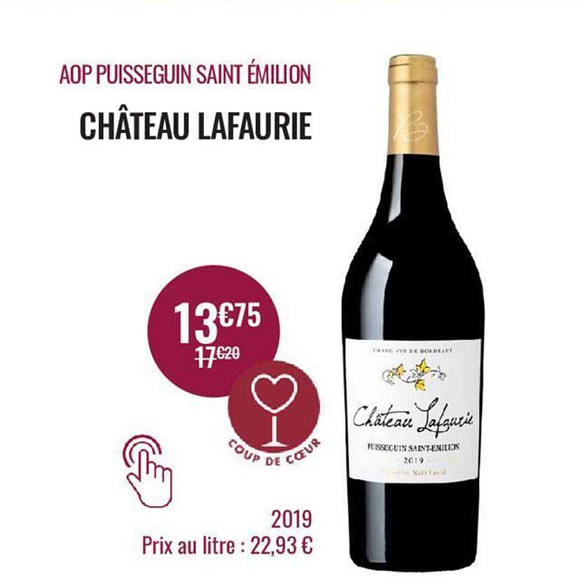 aop puisseguin saint émilion château lafaurie 2019