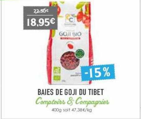 baies de goji du tibet comptoirs & compagnies