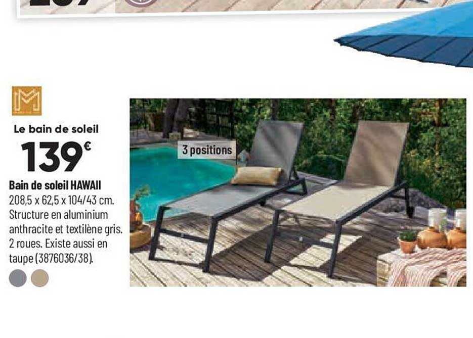 bain de soleil hawaii