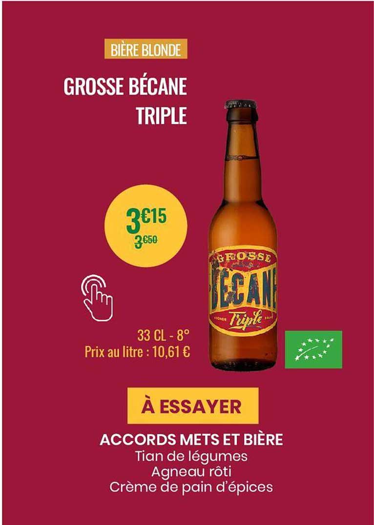 bière blonde grosse bécane triple