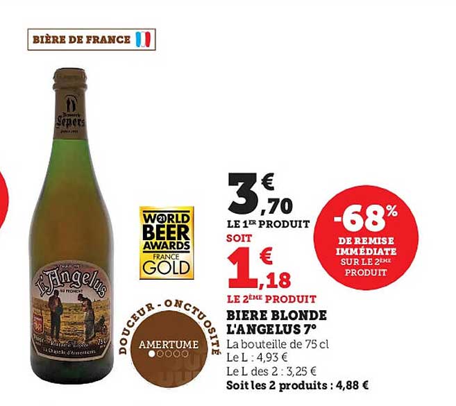 bière blonde l'angelus 7°