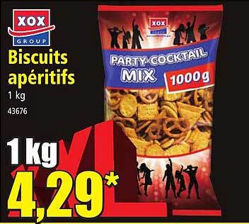 biscuits apéritifs xox group