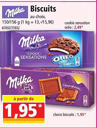 Biscuits Milka