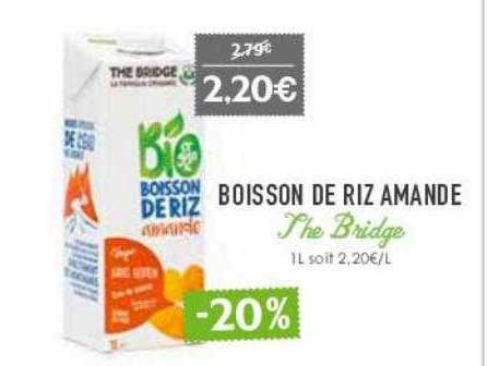 Boisson De Riz Amande The Bridge