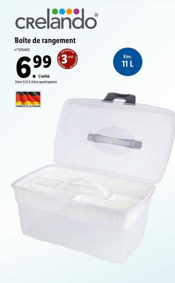 boîte de rangement crelando