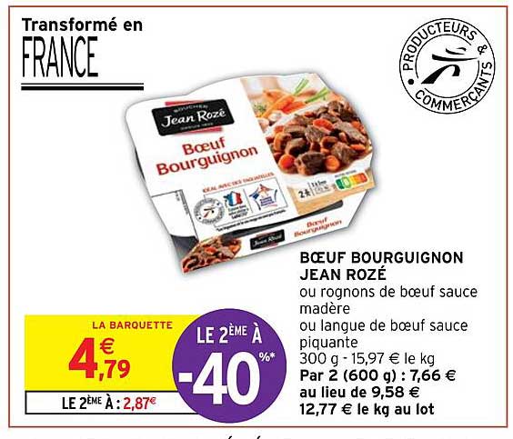 bœuf bourguignon jean rozé