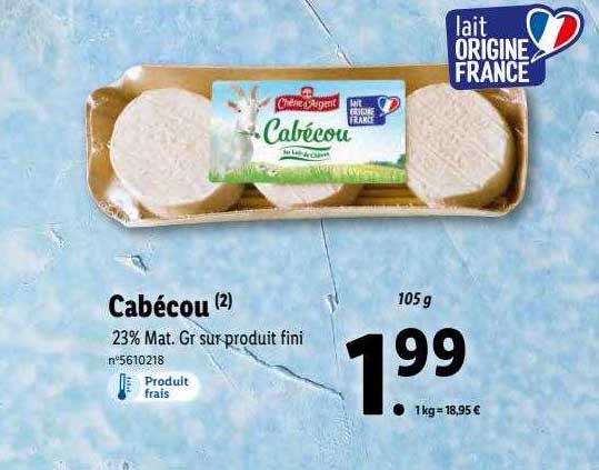 cabécou chêne d'argent