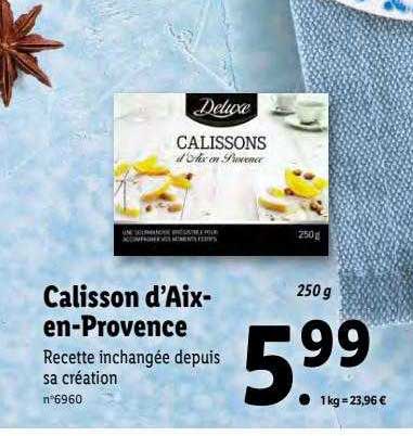 calisson d'aix-en-provence deluxe