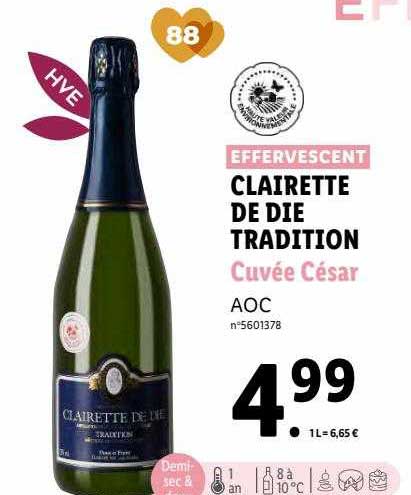 clairette de die tradition cuvée césar