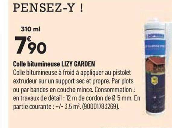 colle bitumineuse lizy garden