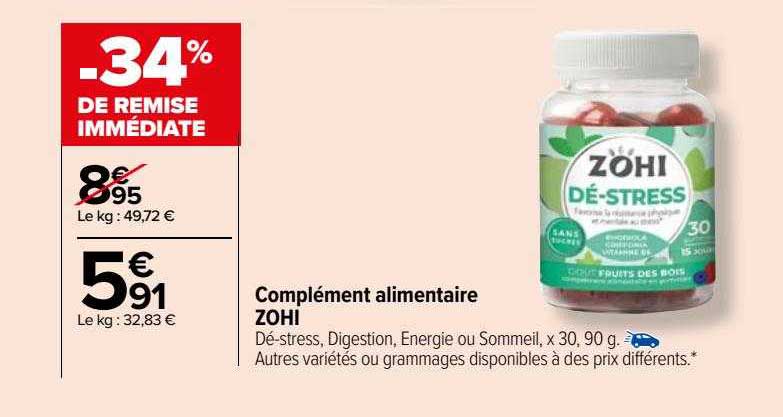 complément alimentaire zohi