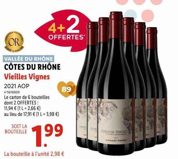 côtes du rhône vieilles vignes 2021 aop