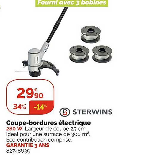 coupe-bordures électrique sterwins