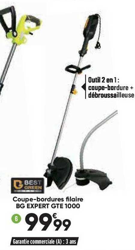 coupe-bordures filaire bg expert gte best green