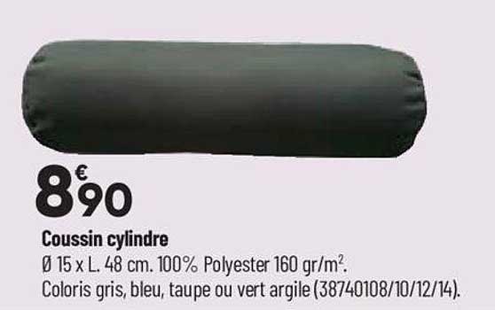 coussin cylindre