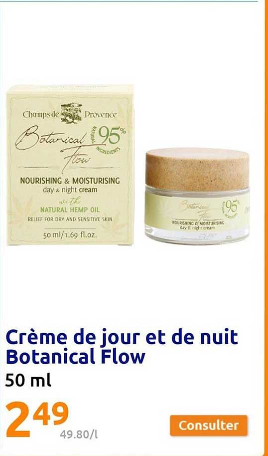 crème de jour et de nuit botanical flow