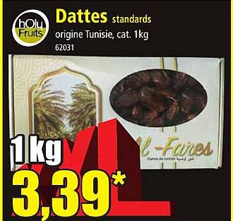 dattes standards holy fruits