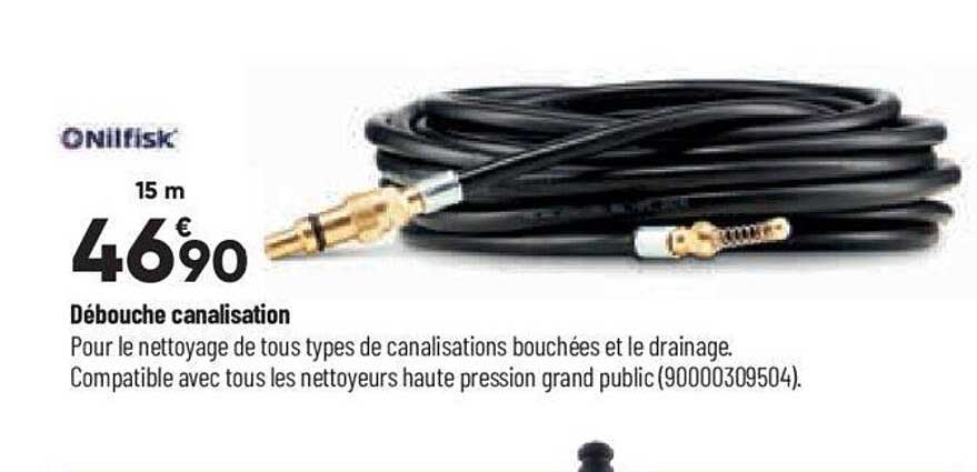 débouche canalisation nilfisk