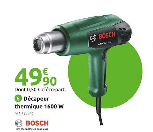 Décapeur Thermique 1600w Bosch