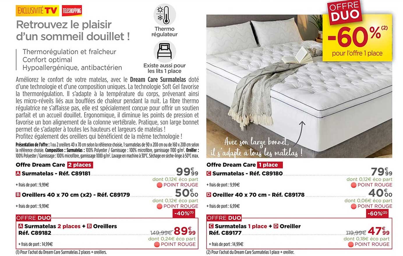 Dream Care Surmatelas