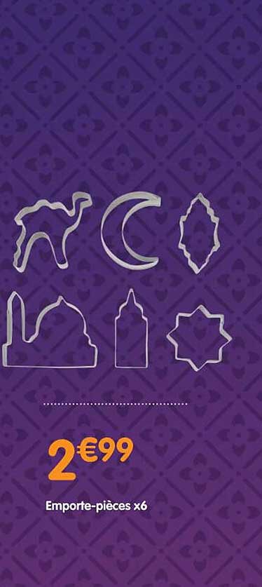 emporte-pièces x6
