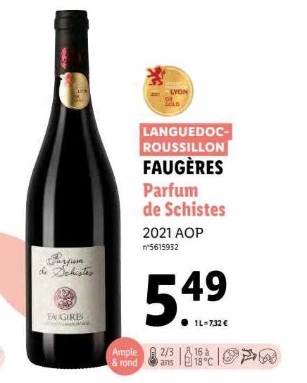 faugères parfum de schistes 2021 aop