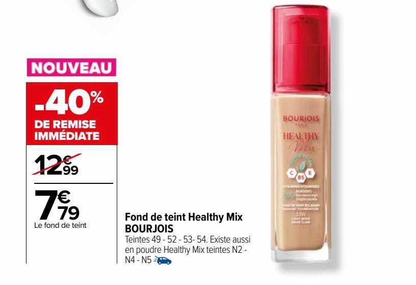 fond de teint healthy mix bourjois