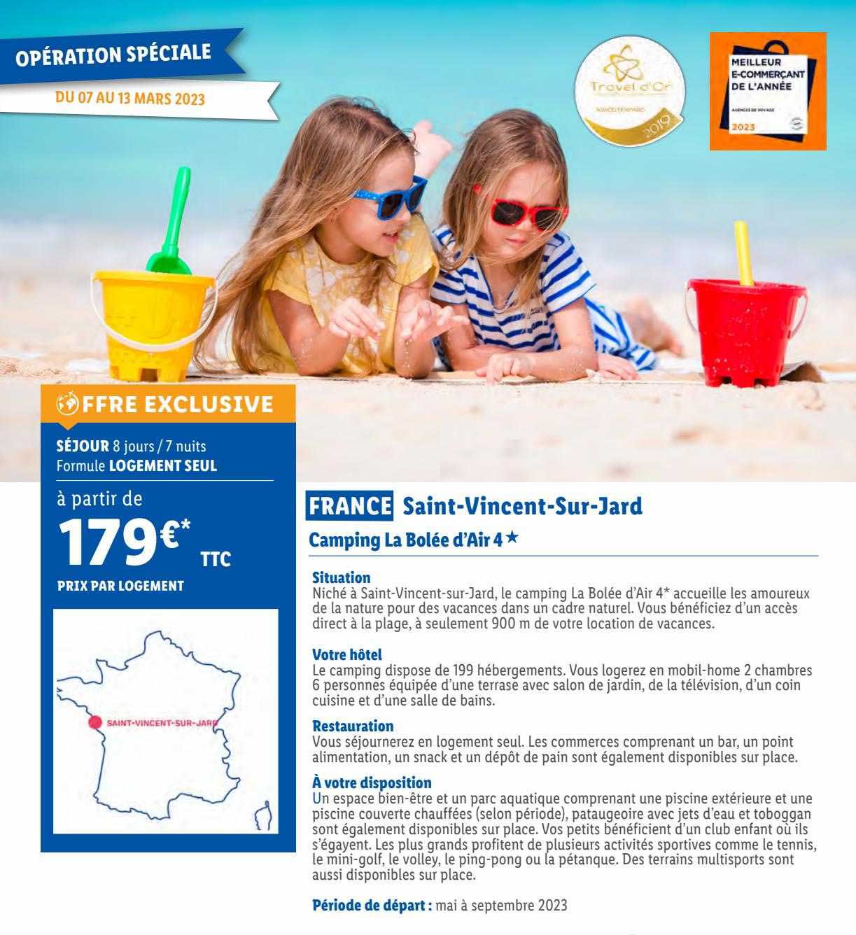 france saint-vincent-sur-jard : camping la botée d'air 4*