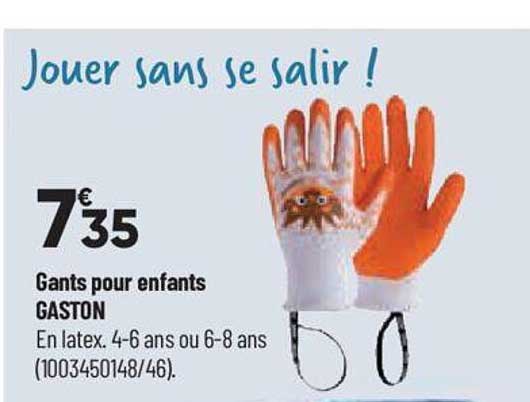 gants pour enfants gaston