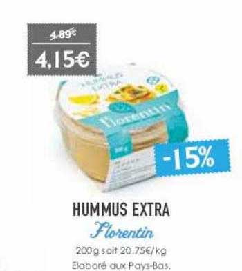 hummus extra florentin