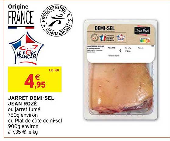 jarret demi-sel jean rozé